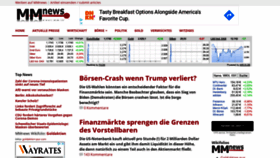 What Mmnews.de website looked like in 2020 (3 years ago)