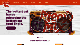 What Meowmix.com website looked like in 2020 (3 years ago)