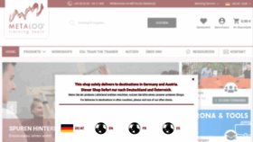 What Metalog.de website looked like in 2020 (3 years ago)