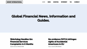 What Moneyinternational.com website looked like in 2020 (3 years ago)