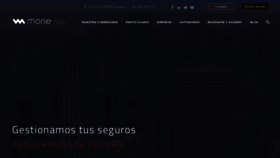 What Moneseguros.com website looked like in 2020 (3 years ago)