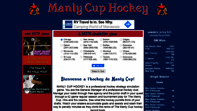 What Manlycuphockey.com website looked like in 2020 (3 years ago)