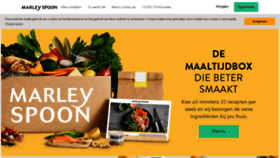 What Marleyspoon.nl website looked like in 2020 (3 years ago)