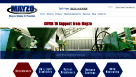 What Mayzo.com website looked like in 2020 (3 years ago)