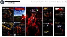 What Miningindustrialphotographer.com website looked like in 2020 (3 years ago)