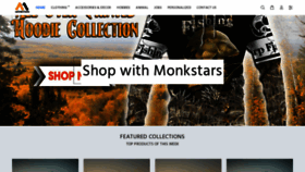 What Monkstars.com website looked like in 2020 (3 years ago)