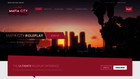 What Mafiacity-rp.com website looked like in 2020 (3 years ago)