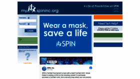 What My.spininc.org website looked like in 2020 (4 years ago)