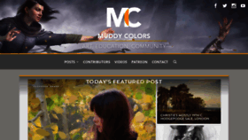 What Muddycolors.com website looked like in 2020 (3 years ago)