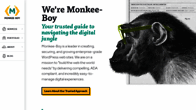 What Monkee-boy.com website looked like in 2020 (3 years ago)