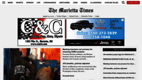 What Mariettatimes.com website looked like in 2020 (3 years ago)