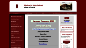 What Moline1958.com website looked like in 2020 (3 years ago)