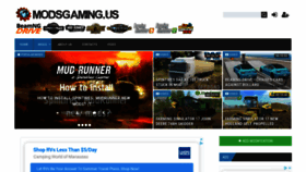 What Modsgaming.us website looked like in 2020 (3 years ago)