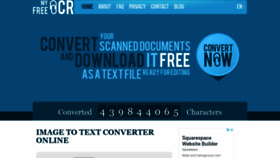 What Myfreeocr.com website looked like in 2020 (3 years ago)