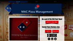 What Macpizzamgmt.com website looked like in 2020 (3 years ago)