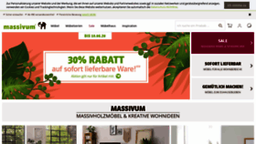 What Massivum.de website looked like in 2020 (3 years ago)