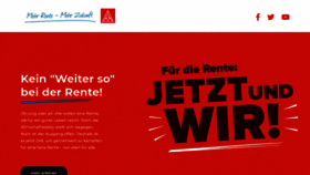 What Mehr-rente-mehr-zukunft.de website looked like in 2020 (3 years ago)