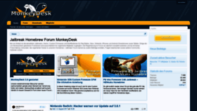 What Monkeydesk.at website looked like in 2020 (3 years ago)