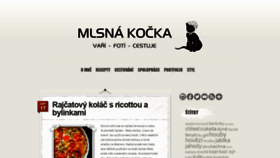 What Mlsnakockablog.cz website looked like in 2020 (3 years ago)