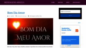 What Mensagensangels.com.br website looked like in 2020 (3 years ago)