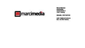 What Marcimedia.de website looked like in 2020 (3 years ago)