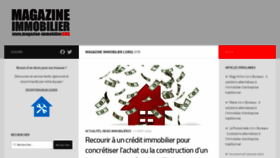 What Magazine-immobilier.org website looked like in 2020 (3 years ago)