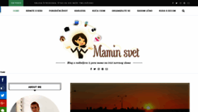 What Maminsvet.net website looked like in 2020 (3 years ago)