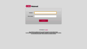What Mail.voo.be website looked like in 2020 (3 years ago)