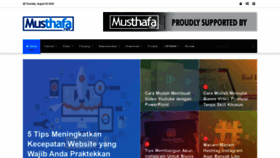 What Musthafa.net website looked like in 2020 (3 years ago)