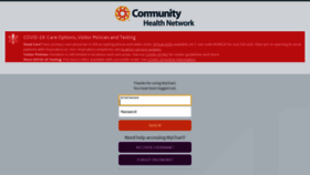 What Mychart.ecommunity.com website looked like in 2020 (3 years ago)