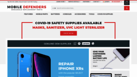 What Mobiledefenders.com website looked like in 2020 (3 years ago)