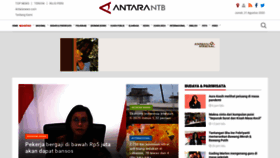 What Mataram.antaranews.com website looked like in 2020 (3 years ago)