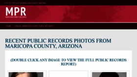 What Maricopapublicrecords.com website looked like in 2020 (3 years ago)
