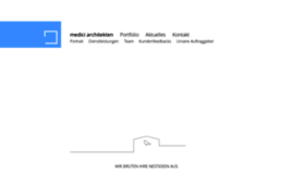 What Medici-architekten.ch website looked like in 2020 (3 years ago)