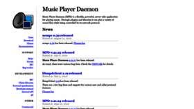 What Musicpd.org website looked like in 2020 (3 years ago)