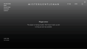 What Mrgentleman.jp website looked like in 2020 (3 years ago)