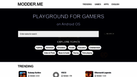 What Modder.me website looked like in 2020 (3 years ago)