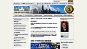 What Miami-dadeclerk.com website looked like in 2020 (3 years ago)