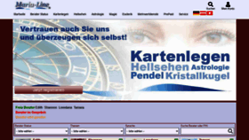 What Marialine.de website looked like in 2020 (3 years ago)