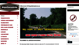 What Mopedfantasterna.se website looked like in 2020 (3 years ago)