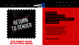 What Moveon.org website looked like in 2020 (3 years ago)