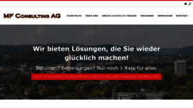 What Mf-consulting.ch website looked like in 2020 (3 years ago)