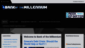 What Millenniumbank.gr website looked like in 2020 (3 years ago)
