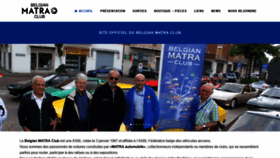What Matrabelgianclub.be website looked like in 2020 (3 years ago)