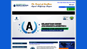 What Mercubuana-yogya.ac.id website looked like in 2020 (3 years ago)