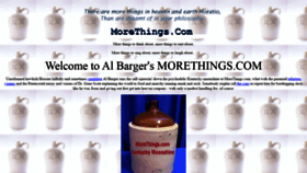 What Morethings.com website looked like in 2020 (3 years ago)