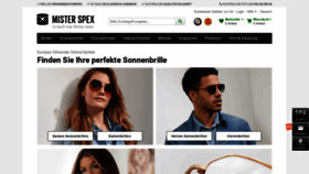 What Misterspex.de website looked like in 2020 (3 years ago)