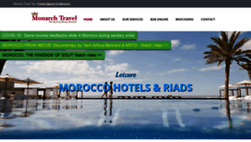 What Monarchtravelmorocco.net website looked like in 2020 (3 years ago)
