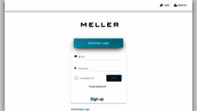 What Meller.b2bwave.com website looked like in 2020 (3 years ago)