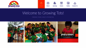 What Mygrowingtots.com website looked like in 2020 (3 years ago)